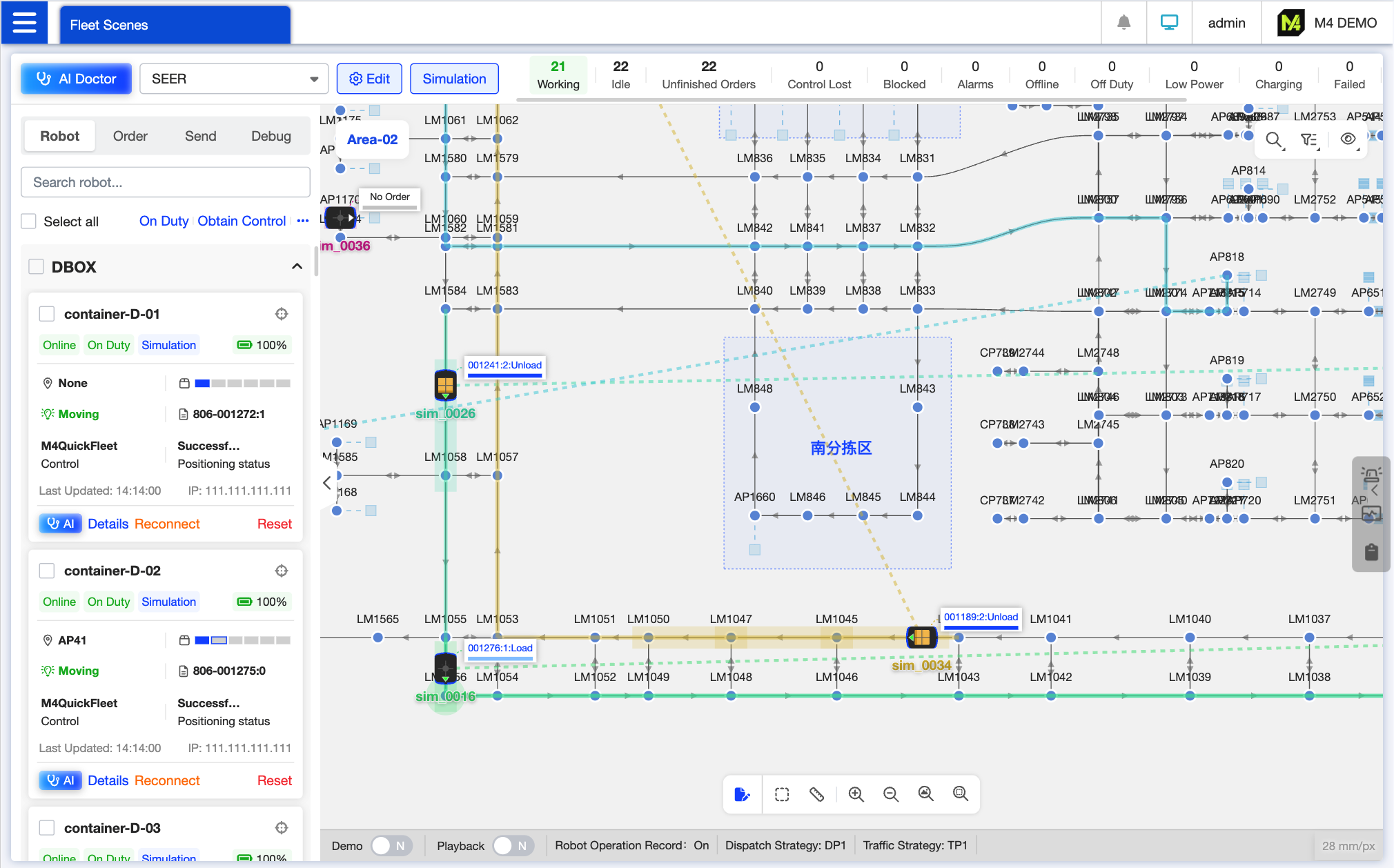 Scenario Operation_Robot Detailed Card
